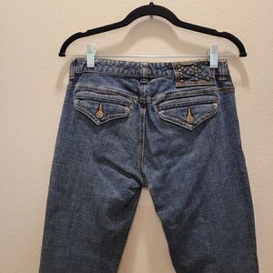 Michael Kors Studded Stretch Straight Boot Cut Jeans Size 4